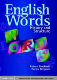 English words : history and structure