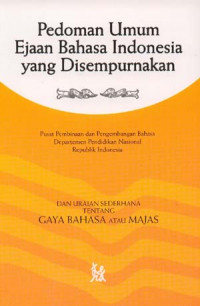 Pedoman umum ejaan bahasa indonesia yang disempurnakan