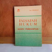 Falsafah Hukum : Suatu Pengantar