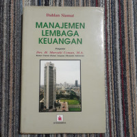 Manajemen lembaga keuangan