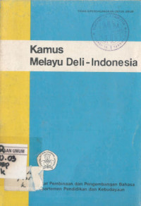 Kamus Deli - Indonesia