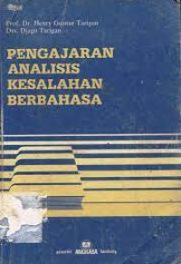 Pengajaran analisis kesalahan berbahasa