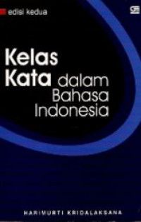 Kelas kata dalam bahasa Indonesia