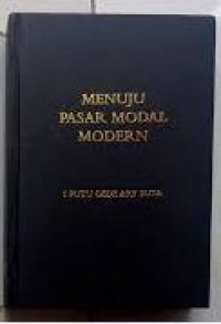 Menuju pasar modal modern