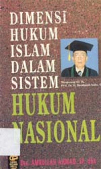 Dimensi Hukum islam dalam sistem hukum nasional