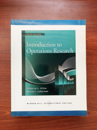 Introduction to operation research 9th edition