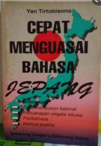 Cepat menguasai bahasa jepang yan tirtobisono