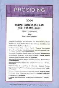 Kredit sindikasi dan restrukturisasi