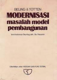 Modernisasi: masalah model pembangunan, versi indonesia