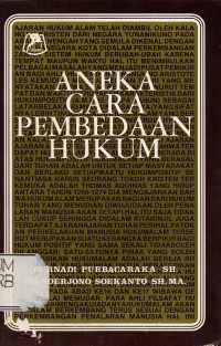 Aneka cara pembedaan hukum