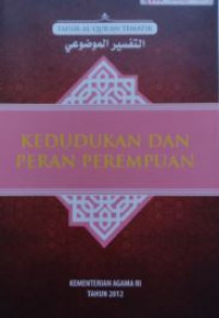 Kedudukan dan peran perempuan