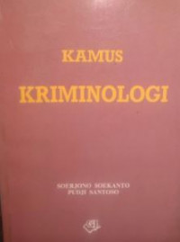 Kamus kriminologi