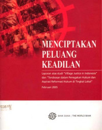 Menciptakan peluang keadilan