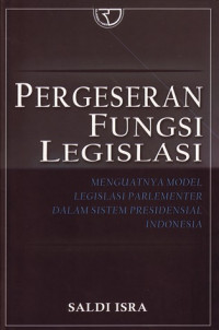 Pergeseran fungsi legislasi