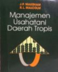 Manajemen usahatani daerah tropis