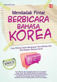 Mendadak pintar berbicara bahasa korea