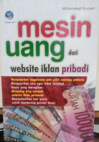 Mesin Uang dari website iklan pribadi