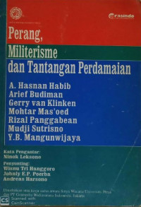 Perang, militerisme dan tantangan perdamaian