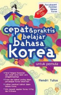 Cepat & praktis belajar bahasa korea