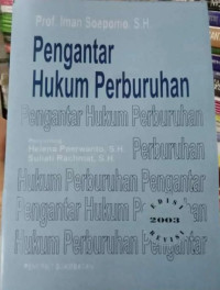 Pengantar hukum perburuhan