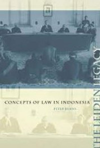 The leiden legacy : concepts of law in Indonesia