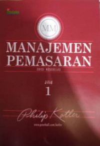 Manajemen pemasaran (jilid 1)