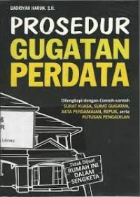 Prosedur gugatan perdata