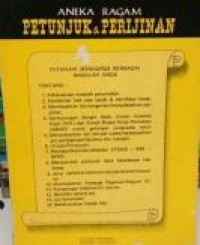 Aneka ragam petunjuk dan perijinan