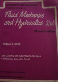 Theory and problems of fluid mechanics and hydraulics