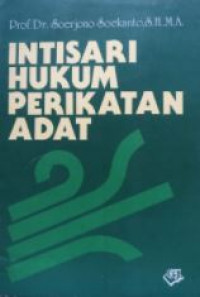 Intisari hukum perikatan adat