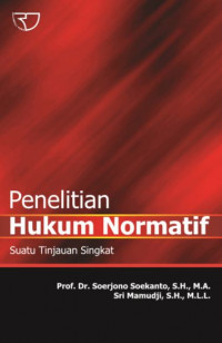 Penelitian hukum normatif