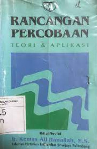 Rancangan percobaan teori dan aplikasi