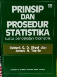 Prinsip dan prosedur statistika : suatu pendekatan biometrik