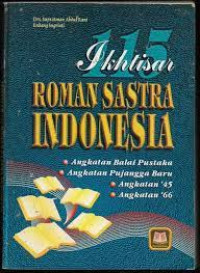 115 ikhtisar roman sastra indonesia