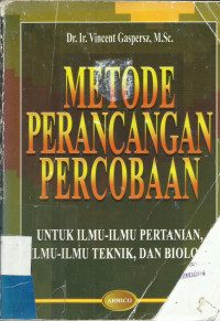 Metode perancangan percobaan