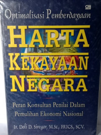 Optimalisasi pemberdayaan harta kekayaan negara : peran konsultan penilai dalam pemulihan ekonomi nasional