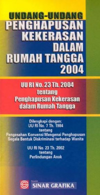 Undang-undang penghapusan kekerasan dalam rumah tangga 2004