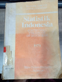 Statistik indonesia : statistical yearbook of indonesia 1979