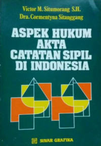 Aspek hukum akta catatan sipil di Indonesia