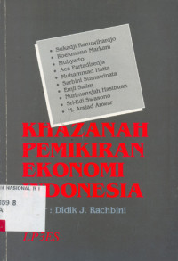 Khazanah pemikiran ekonomi indonesia