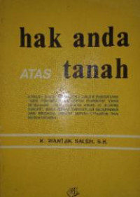 Hak anda atas tanah