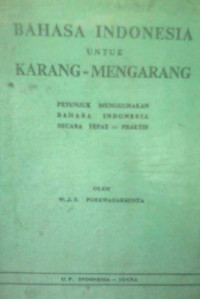 Bahasa Indonesia untuk karang-mengarang