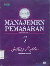 Manajemen pemasaran jilid 2