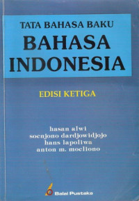 Tata bahasa baku bahasa indonesia