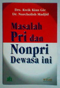 Masalah pri dan nonpri dewasa ini