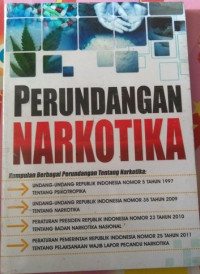 Perundangan narkotika