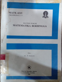 Materi pokok matematika berhingga