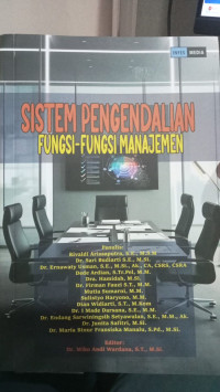 Sistem Pengendalian Fungsi - Fungsi Manajemen