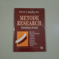 Metode research (penelitian ilmiah)