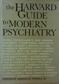 The Harvard guide to psychiatry